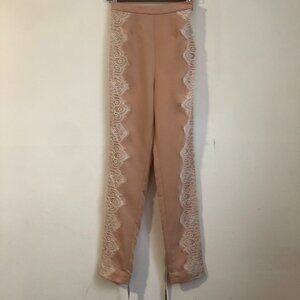 NEW House of CB London Clarice Lace Pants Nude Women's Size XS